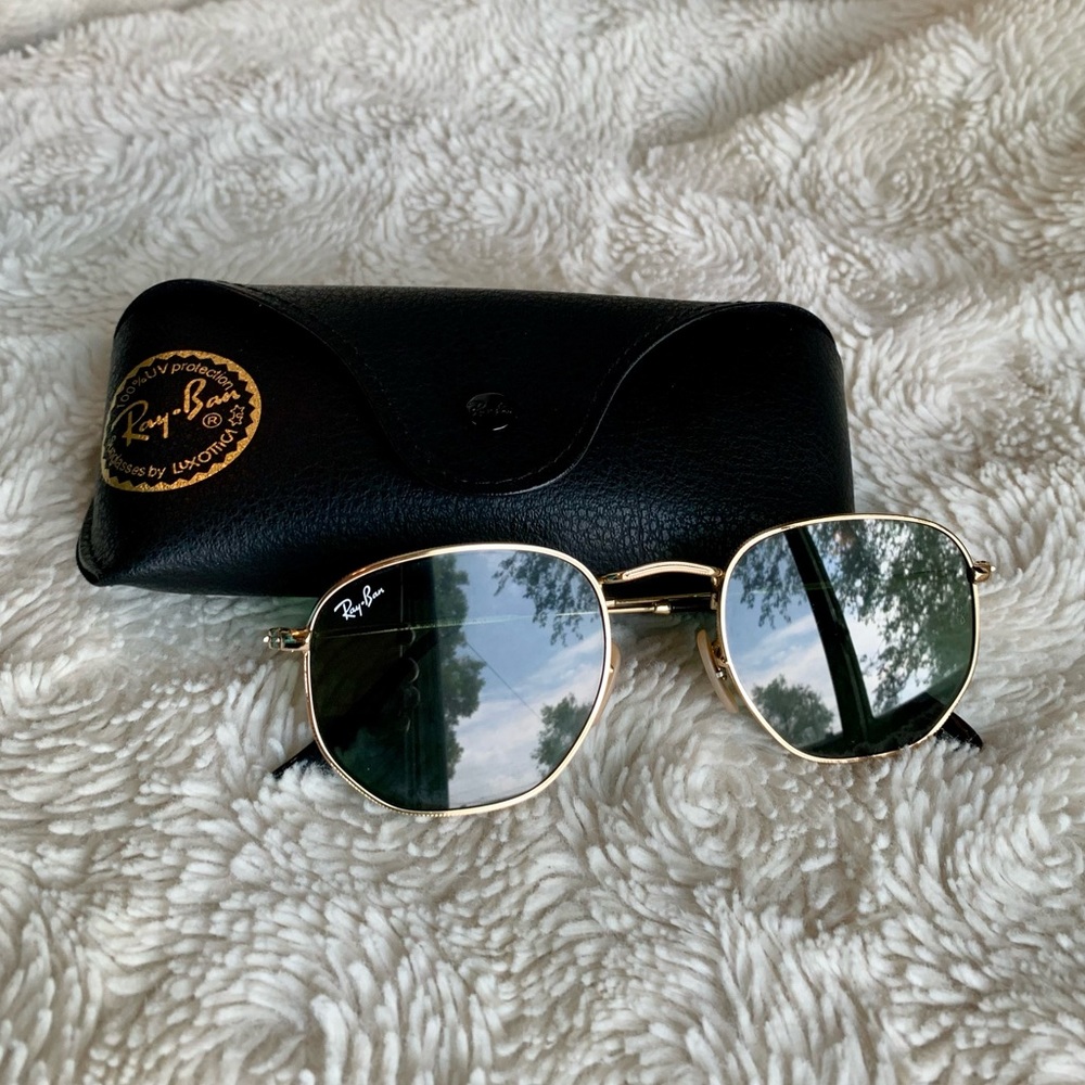 Ray-Ban Hexagonal Flat Lenses Sunglasses
